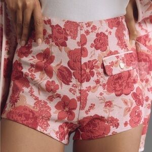 Maeve Women's Jacquard Micro Floral Shorts. NWT